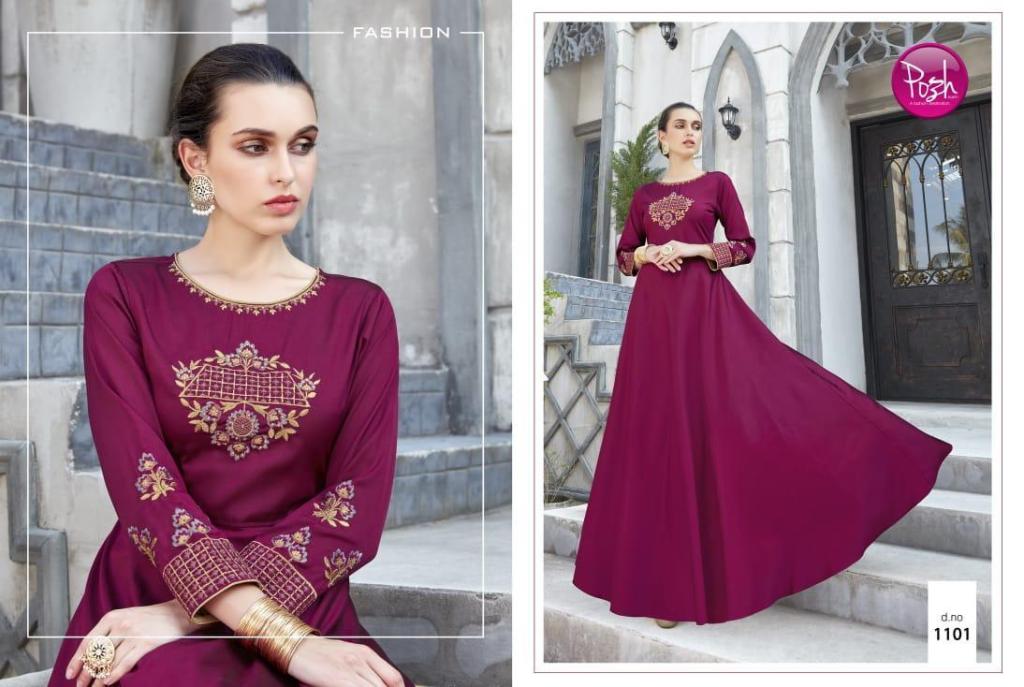 Posh Alexa Stylist Ethnic Gown Style Kurtis Collection Posh Alexa Stylist Ethnic Gown Style Kurtis Collection